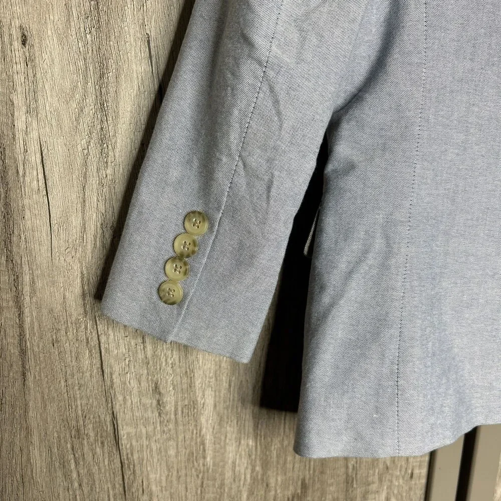 J Crew Boys Dress Suit Set Thompson Style Light Blue Size 6/7